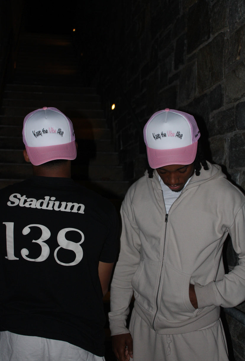 "Pink Starburst" Trucker Hat